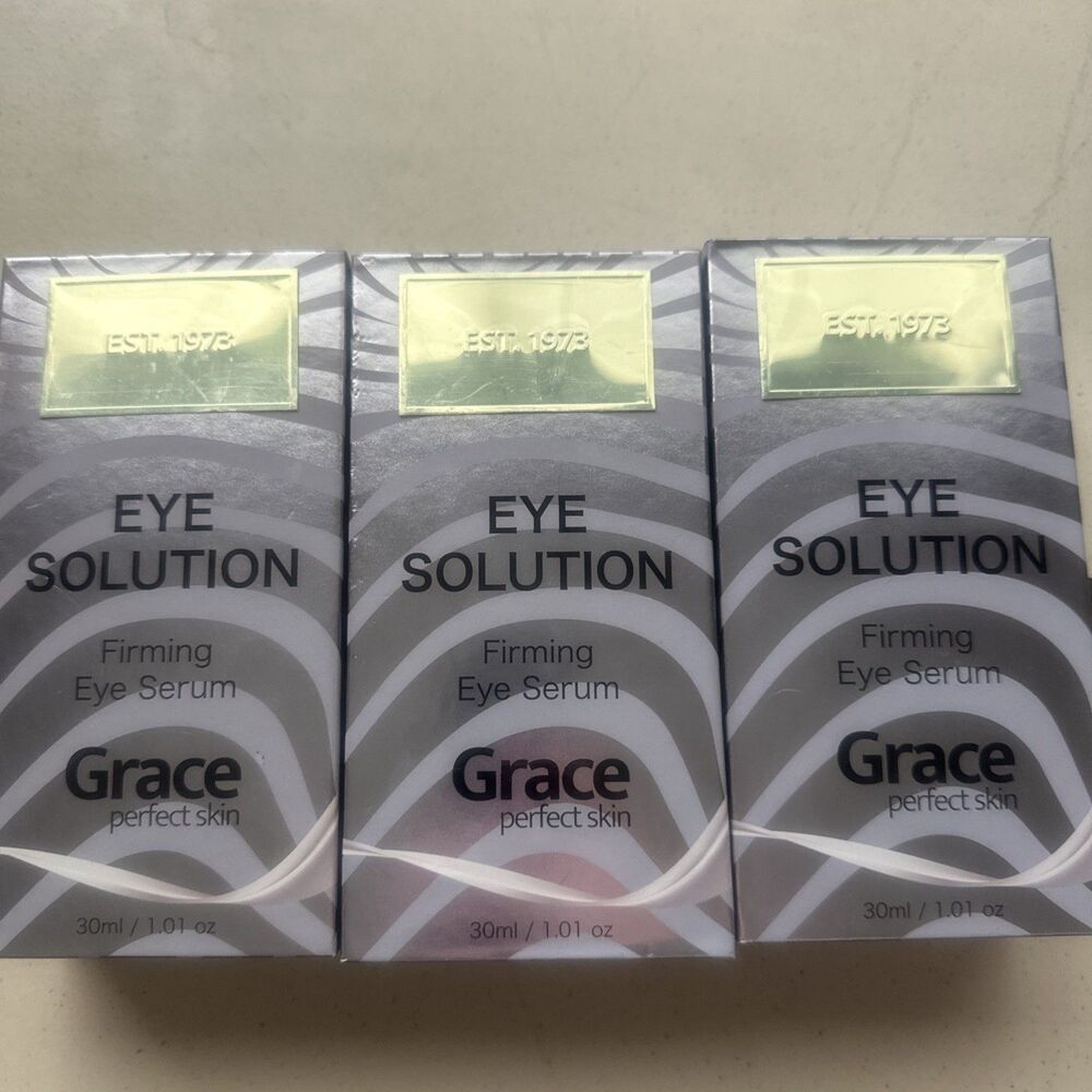 Grace Perfect Skin Eye Solution Firming Eye Serum Lifting Innovation lot of 3